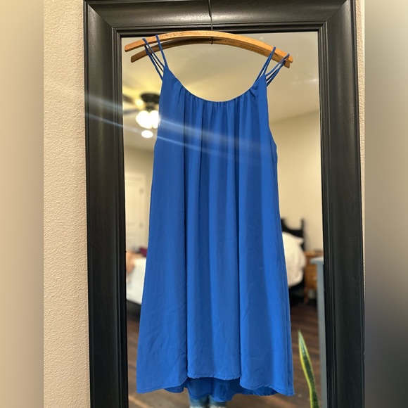 Very J Vibrant Blue Sleeveless Top - Picture 2 of 4